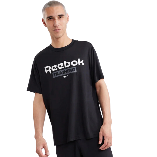 REEBOK T-SHIRT TRAINING MEN 100070560-BLACK
