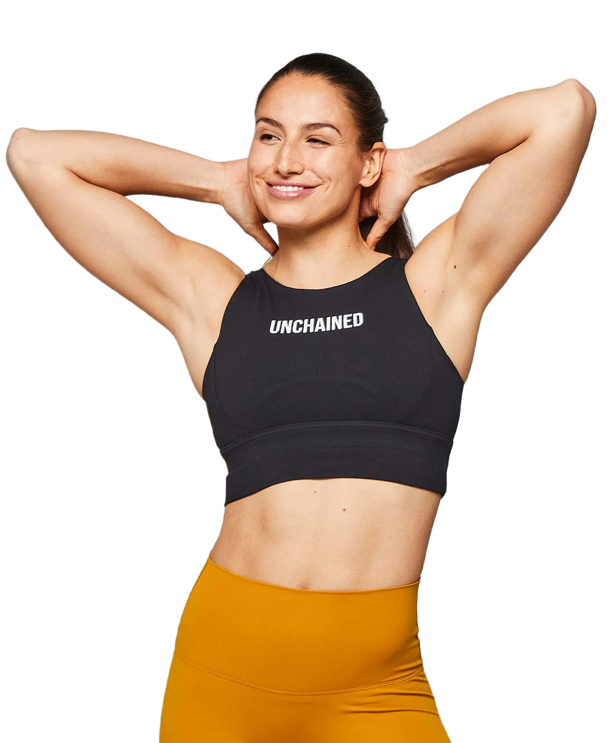 TOP BRA UNCHAINED ENERGY - MEDIUM IMPACT BRAENERGY-BLACK