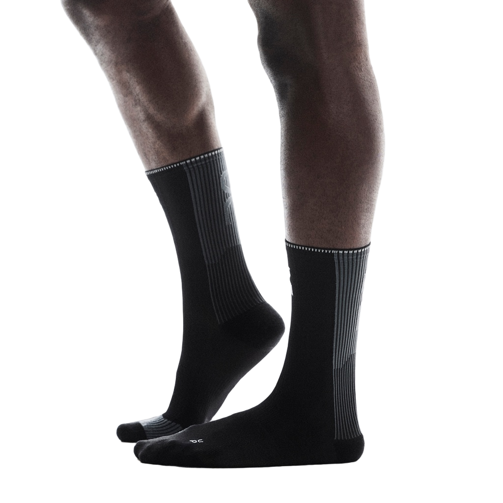 Performance Run Sock High On 2UF1004-Black/Eclipse