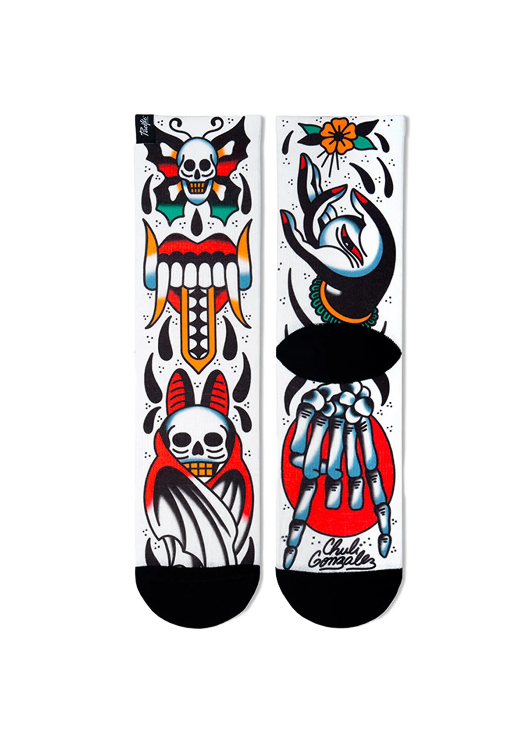 SKULL PACIFIC & CO SOCKS SKULL-MULTICOLOR