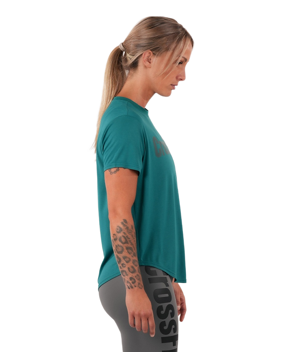 Camiseta Mujer Crossfit® NS-CFS24-WT13-EMR