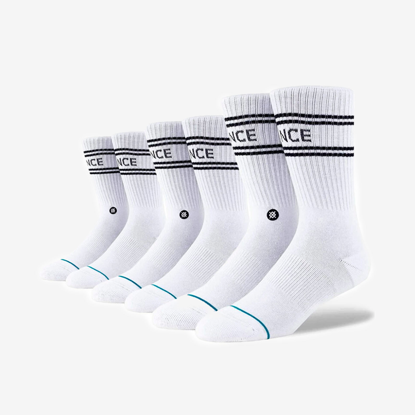 SOCKS STANCE CREW - 3 UNITS A556D20SRO-WHT