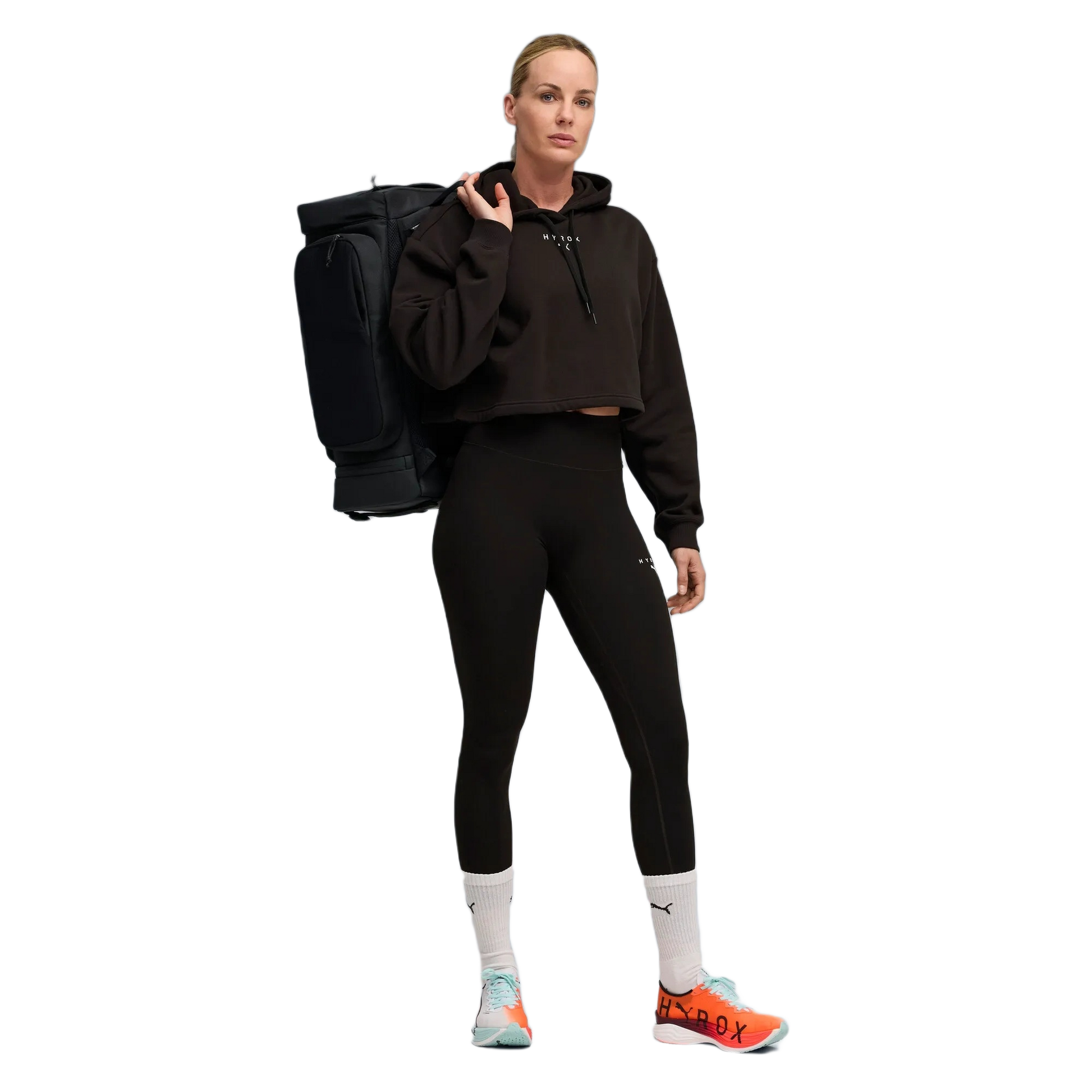 PUMA x HYROX HEAVYWEIGHT HOODIE PUM-527641-BLACK