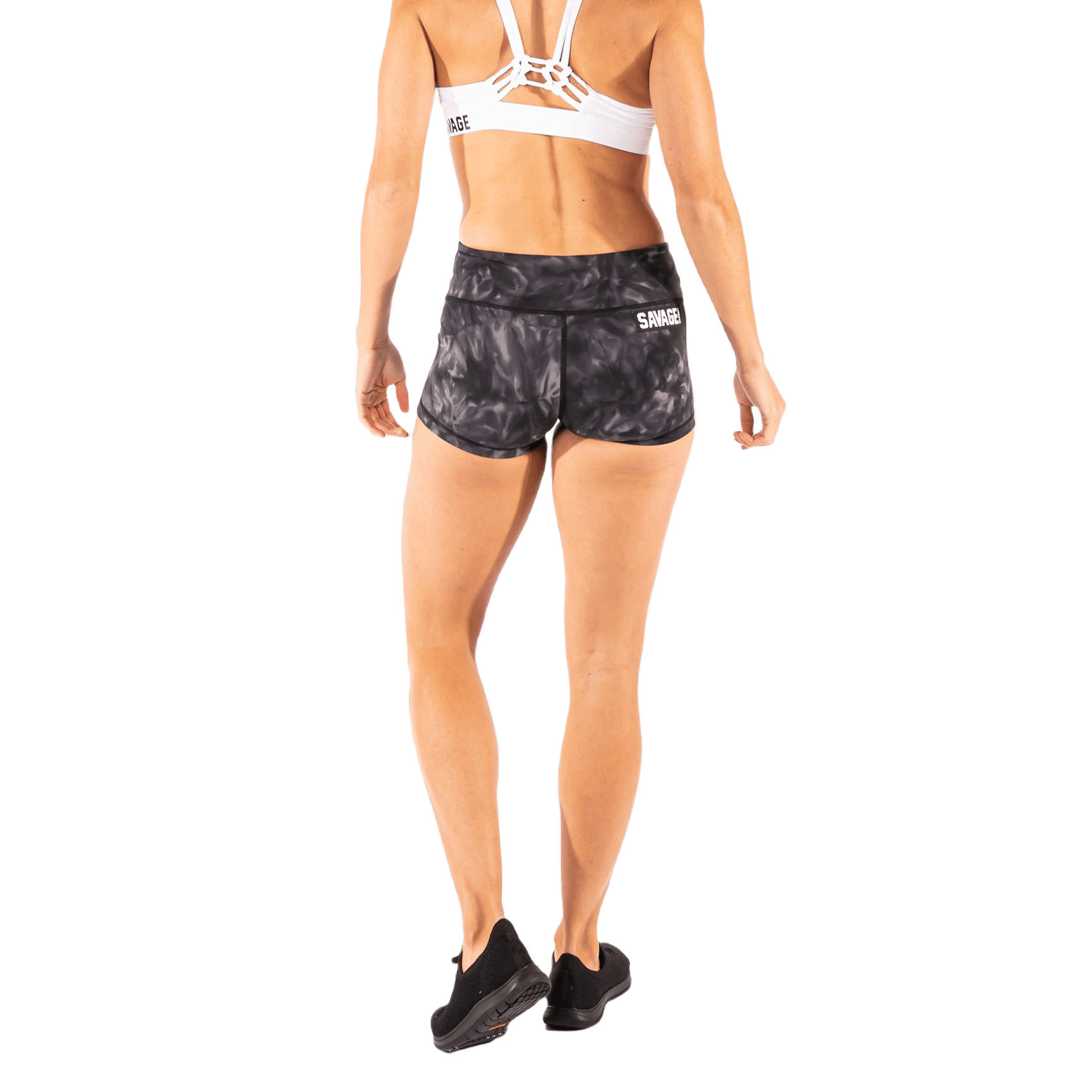 SAVAGE BARBELL TIE DYE SHORTS SAV-MSHORTS-TIEDYE-BLACK