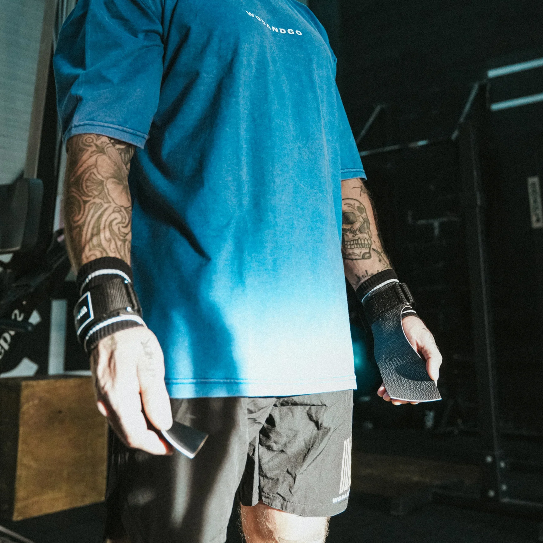 WODANDGO BLACKGRIP V2 Gym Grips WAGBG2-BLACK