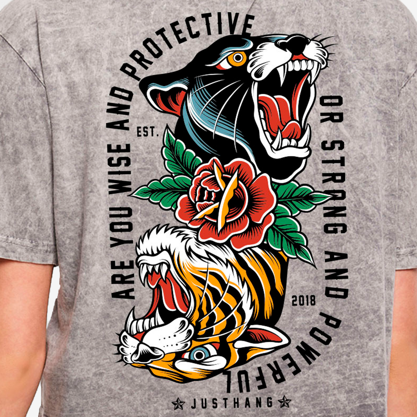 JUSTHANG OVERSIZE CROP TOP 