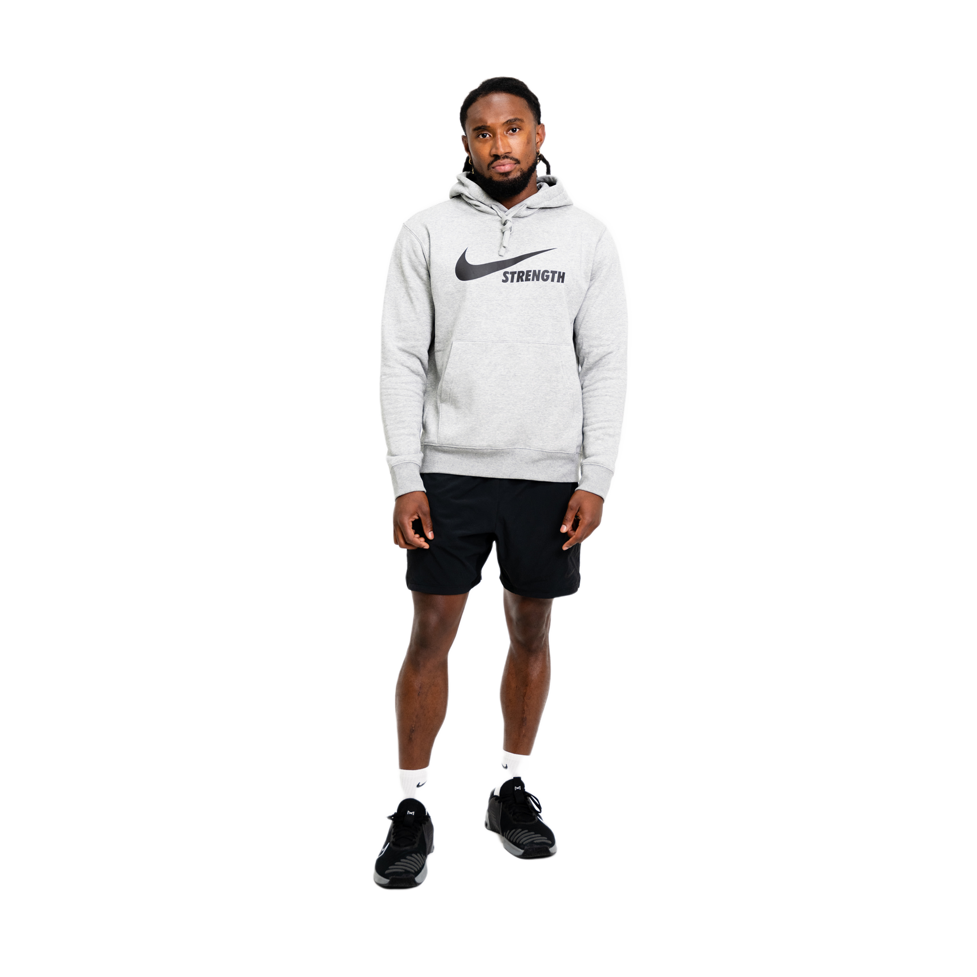 Nike Strength Hoodie AMSD-HeatherGray