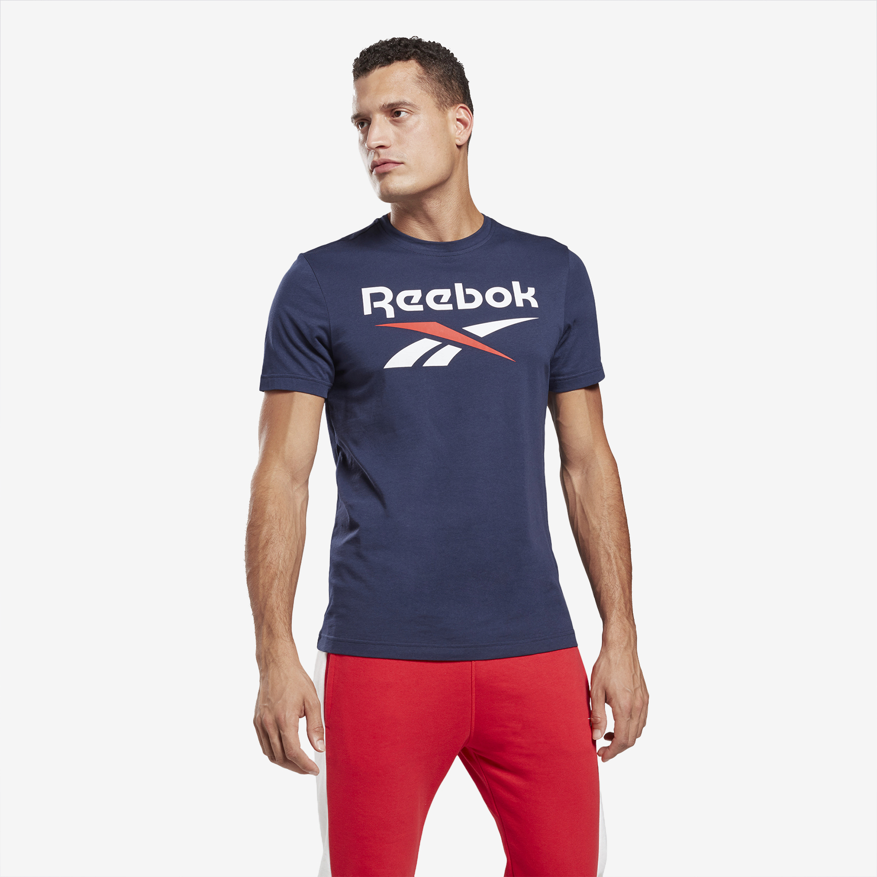 REEBOK GRAPHIC SERIES STACKED TEE IEH23-GI8509