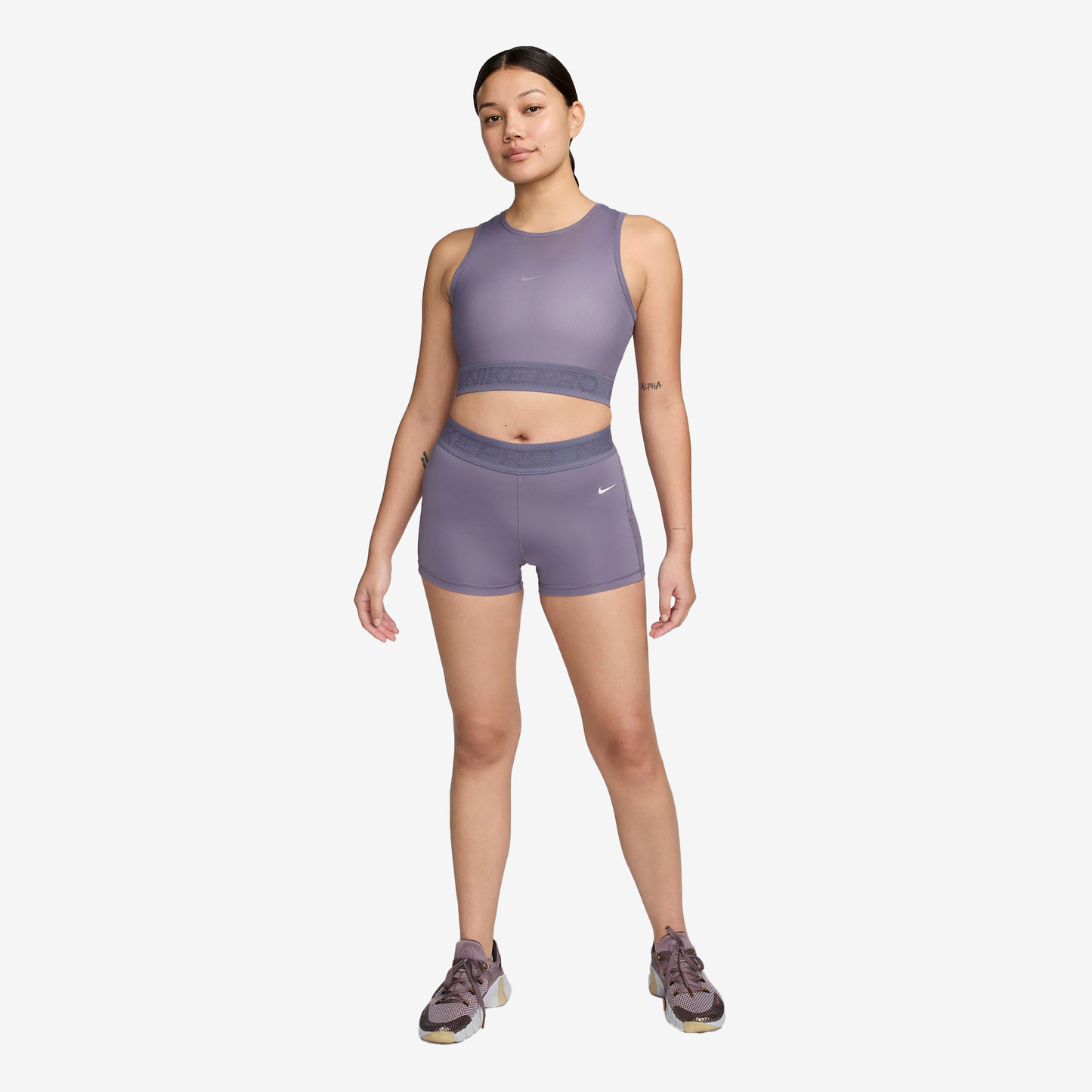 NIKE DRI-FIT MID WAIST SHORT - WOMEN FN3336-509