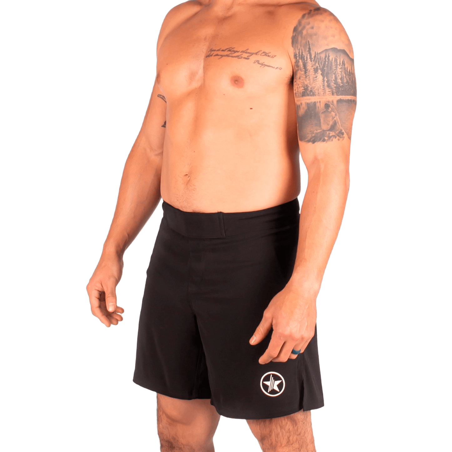 SAVAGE BARBELL MELEE SHORTS SAV-MSHORTS-MELEE-BLACK