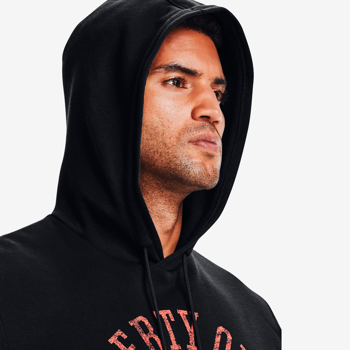 UNDER ARMOUR PROJECT ROCK CHARGED COTTON HOODIE 1367034-001
