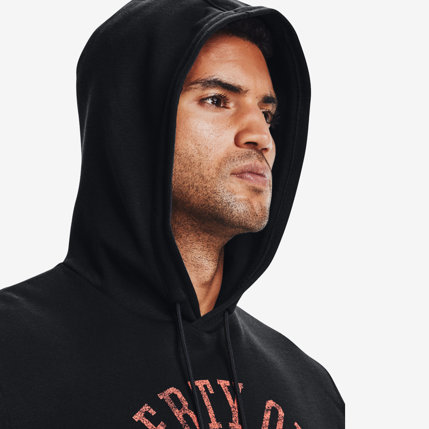 UNDER ARMOUR PROJECT ROCK CHARGED COTTON HOODIE 1367034-001