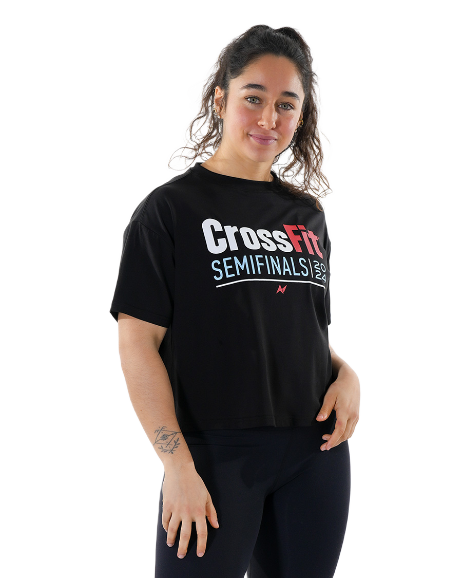 WOMEN'S OVERSIZED CROSSFIT® 2024 T-SHIRT NS-SF24-WT15-INK-WCC