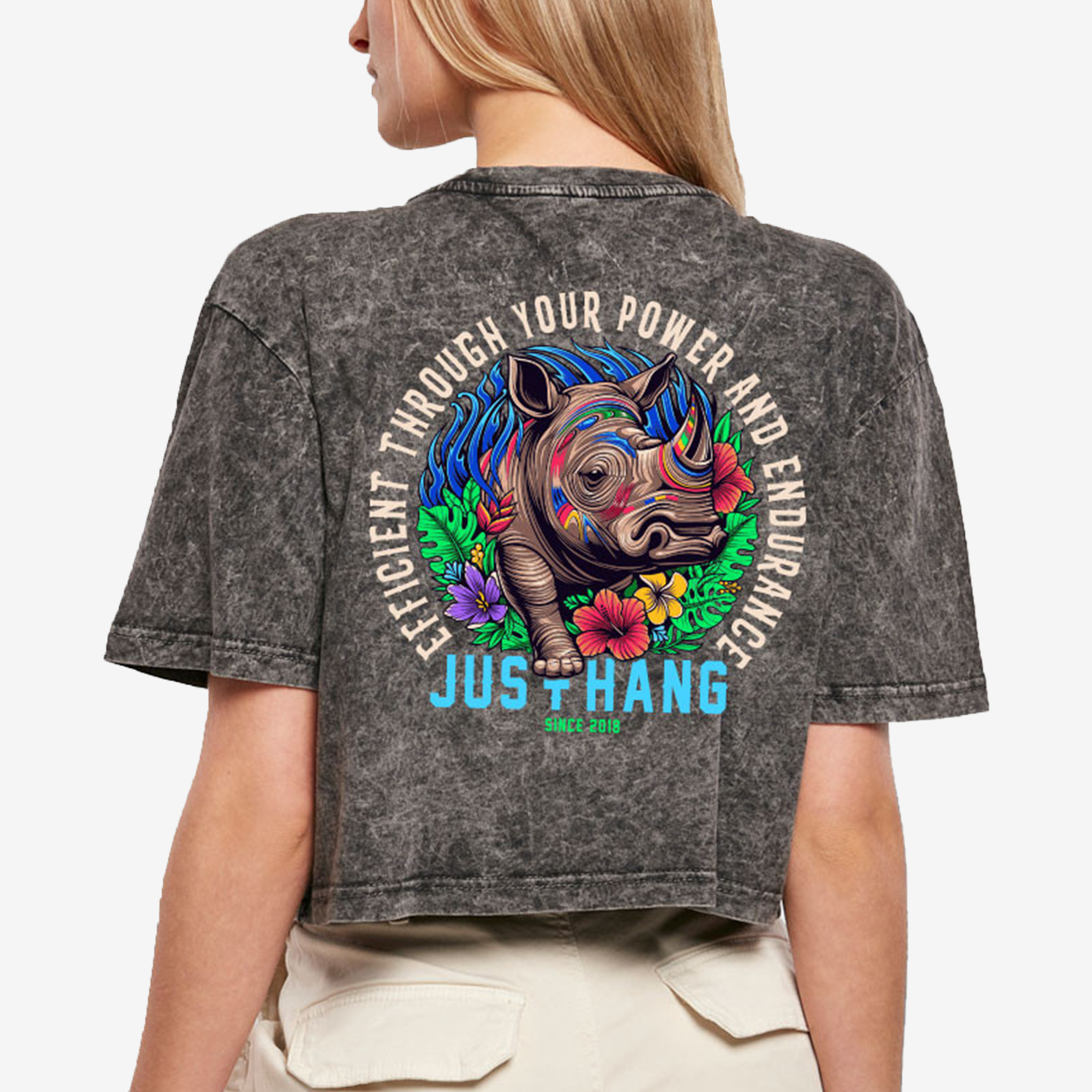 JUSTHANG OVERSIZE CROP TOP 