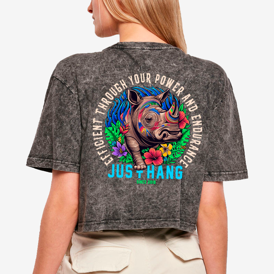 JUSTHANG OVERSIZE CROP TOP 