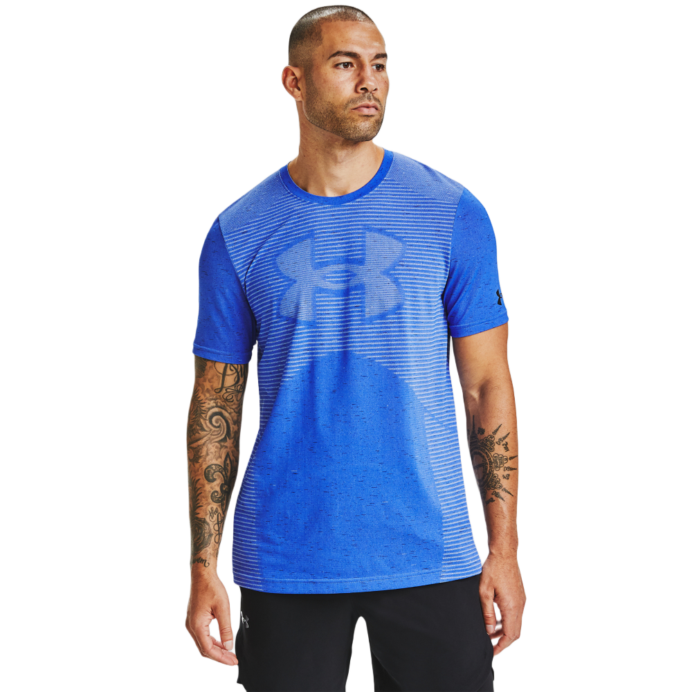 UNDER ARMOUR SEAMLESS LOGO SHORT SLEEVE 1356798-401