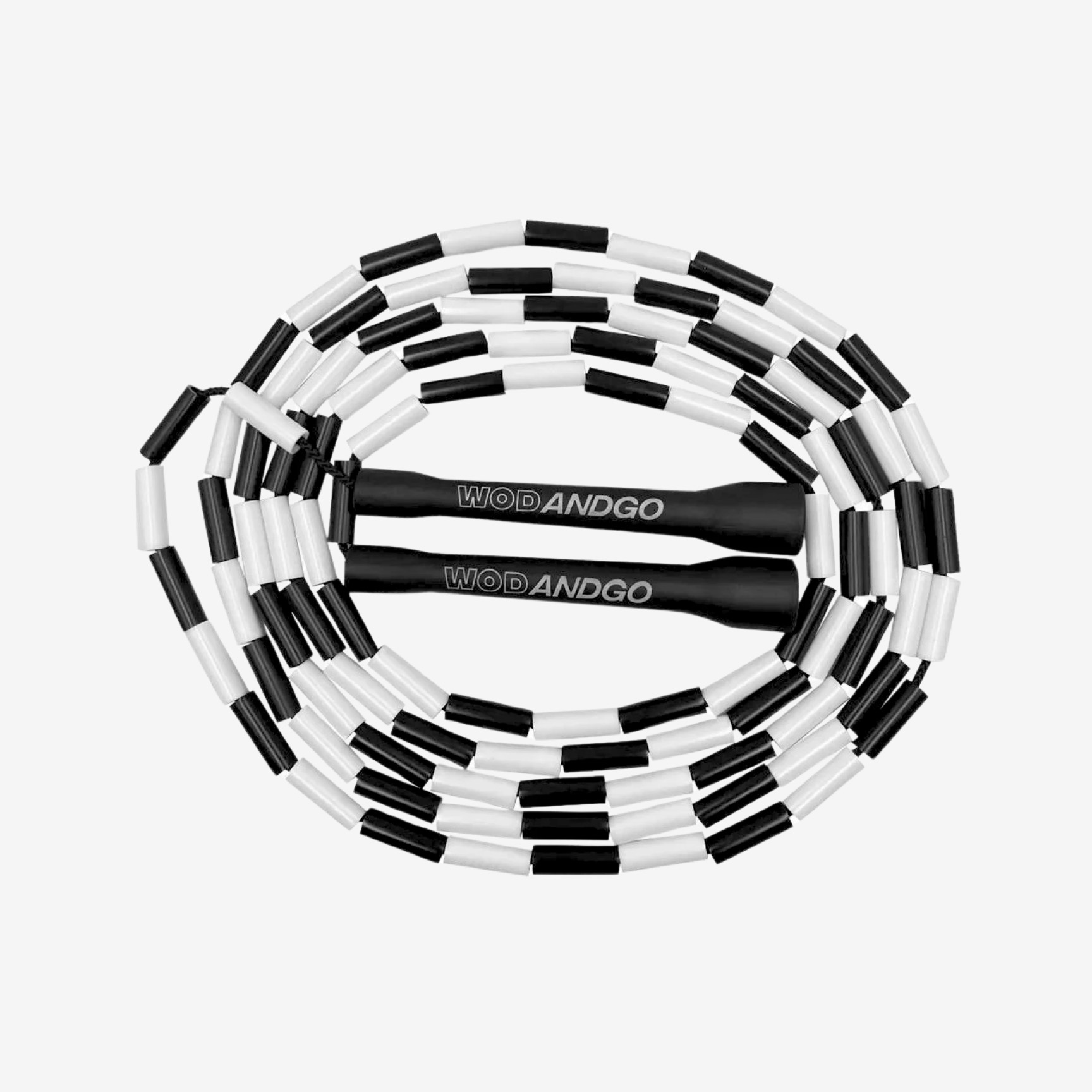 WODANDGO Beaded Jump Rope WAGROPE-BLK/WHT
