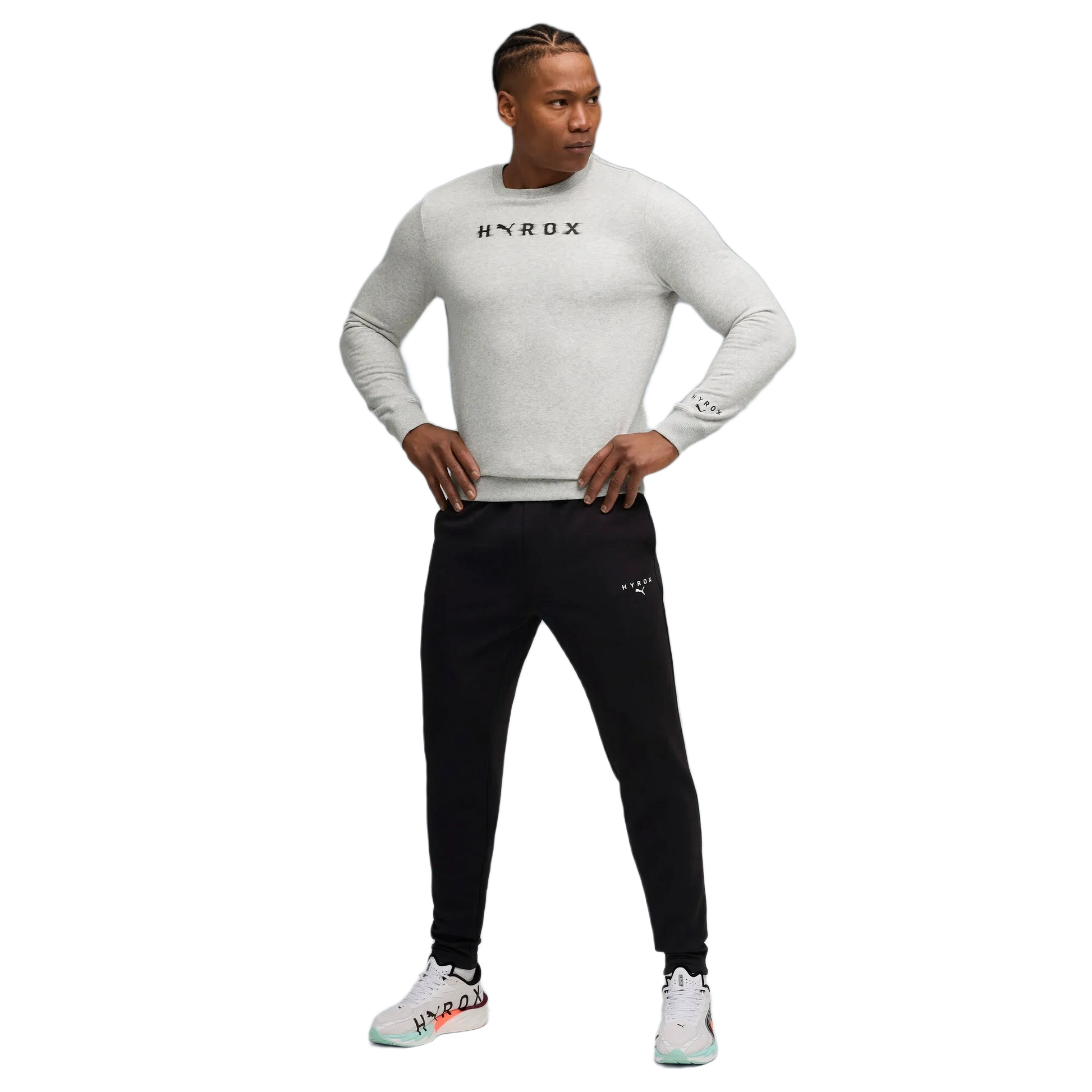 PUMA x HYROX HEAVYWEIGHT Sweatshirt PUM-527579-GRAY