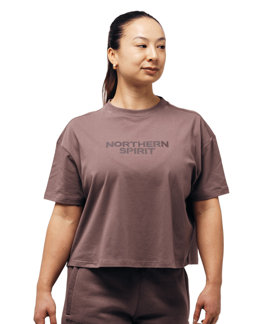 CROP TOP NORTHERN SPIRIT OVERSIZE NS-NSW24-WT15-MRS