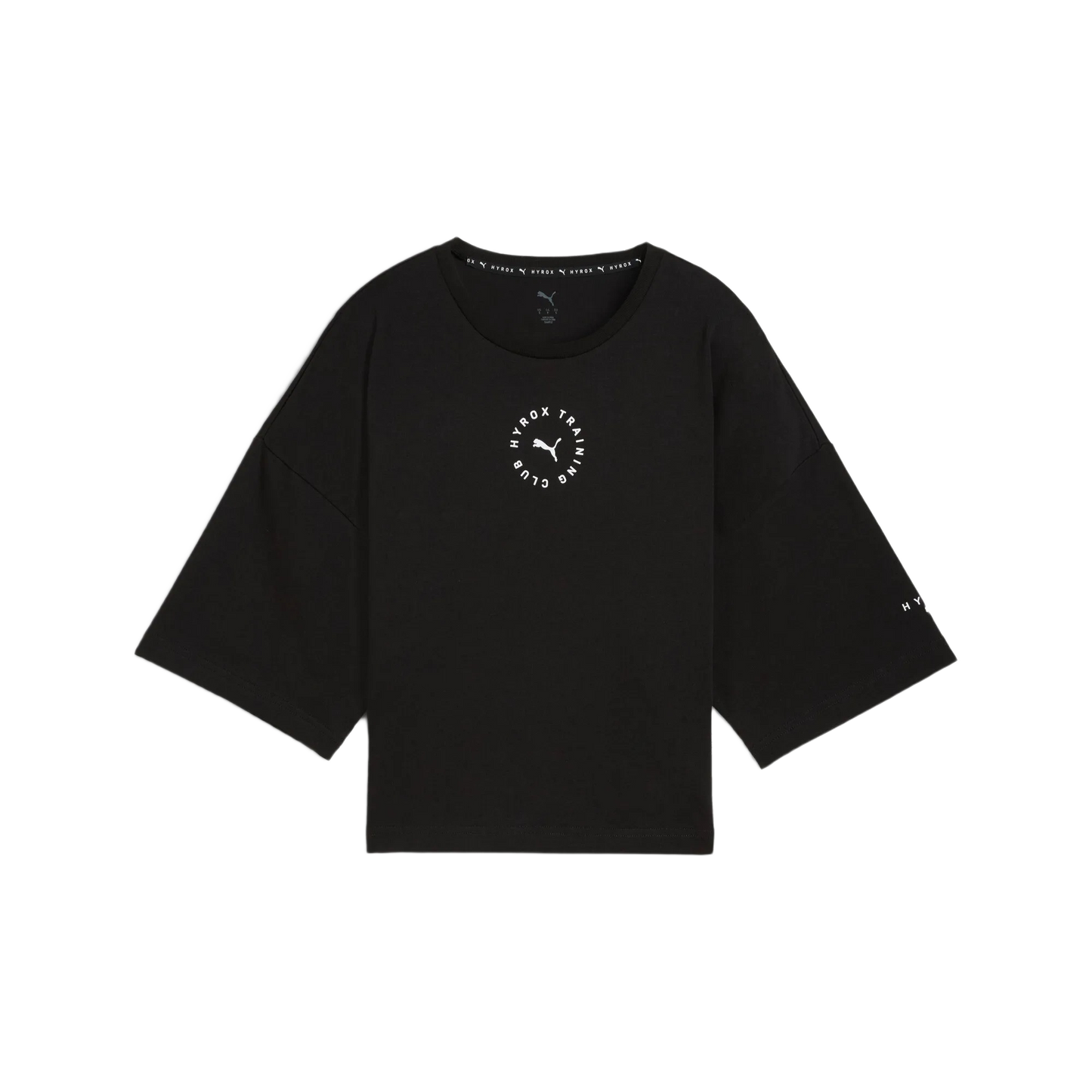 PUMA x HYROX CROPPED LIFESTYLE T-Shirt PUM-527639-BLACK