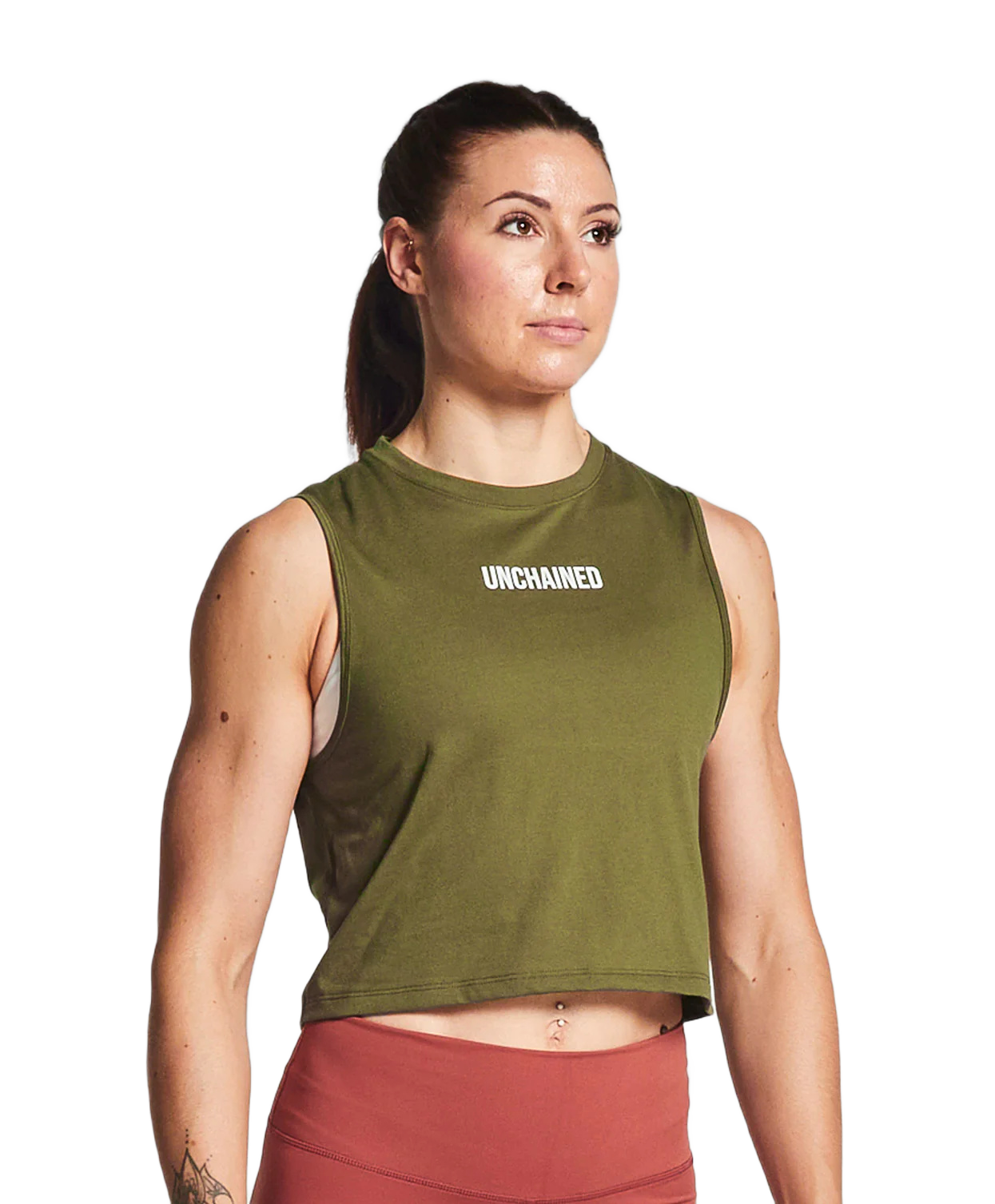 TANK TOP UNCHAINED SKIN MTANK-OLIVE