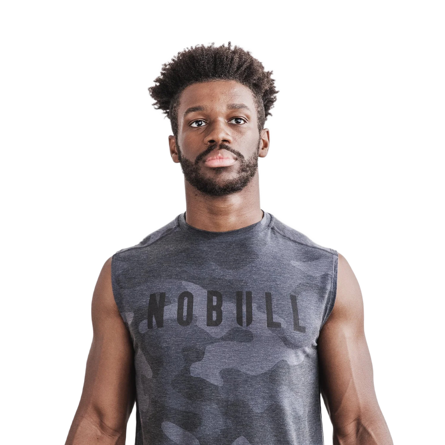 NOBULL Sleeveless T-Shirt MSLVLTOP-CHRLCMO
