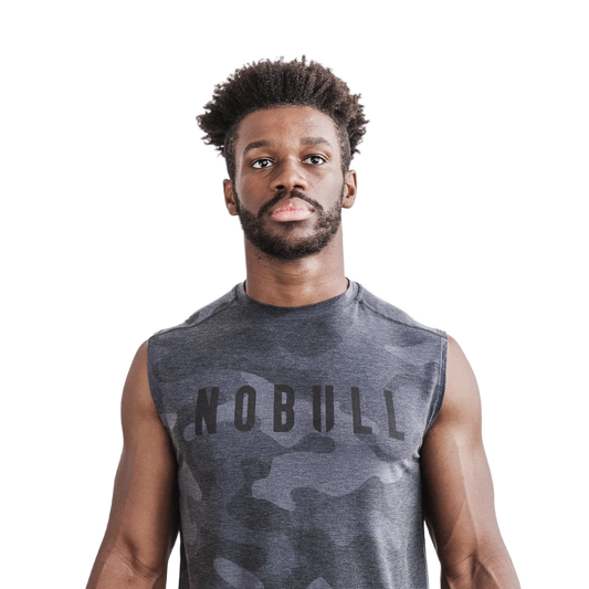 NOBULL Sleeveless T-Shirt MSLVLTOP-CHRLCMO