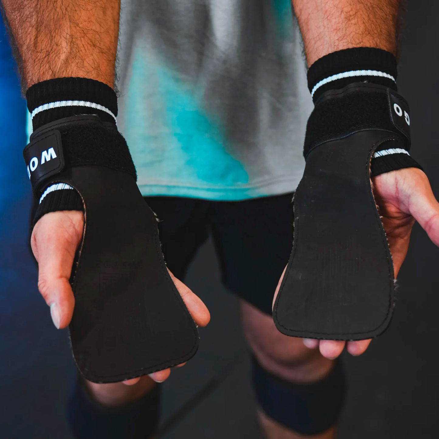 WODANDGO POWERGRIP V2 Gym Grips WAGPG2-BLACK