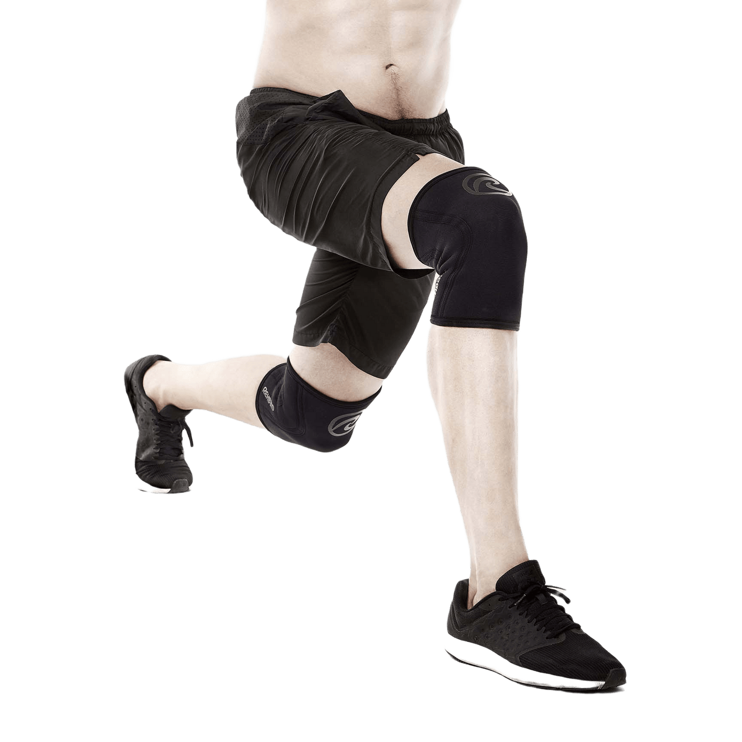 REHBAND RX 5MM CARBON BLACK KNEE SLEEVE (1 U) 105366