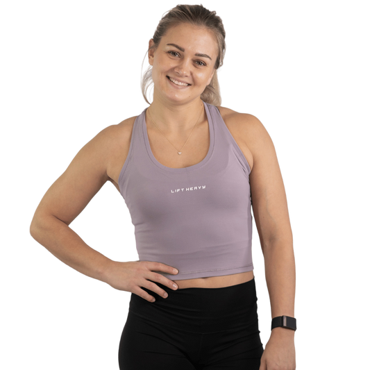 Lift Heavy Cropped Tank CROPPEDTANK-PINK
