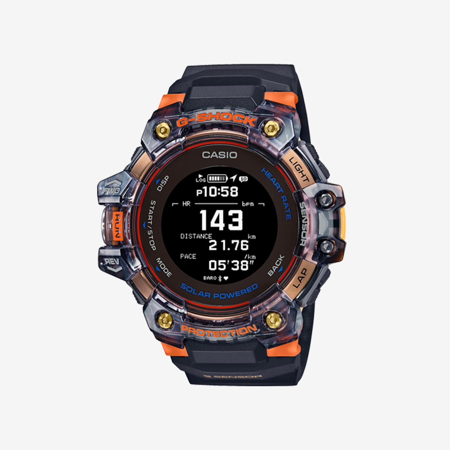 G-SHOCK SPORTS GBD-H1000-1A4ER GBD-H1000-1A4ER-U-ROJO