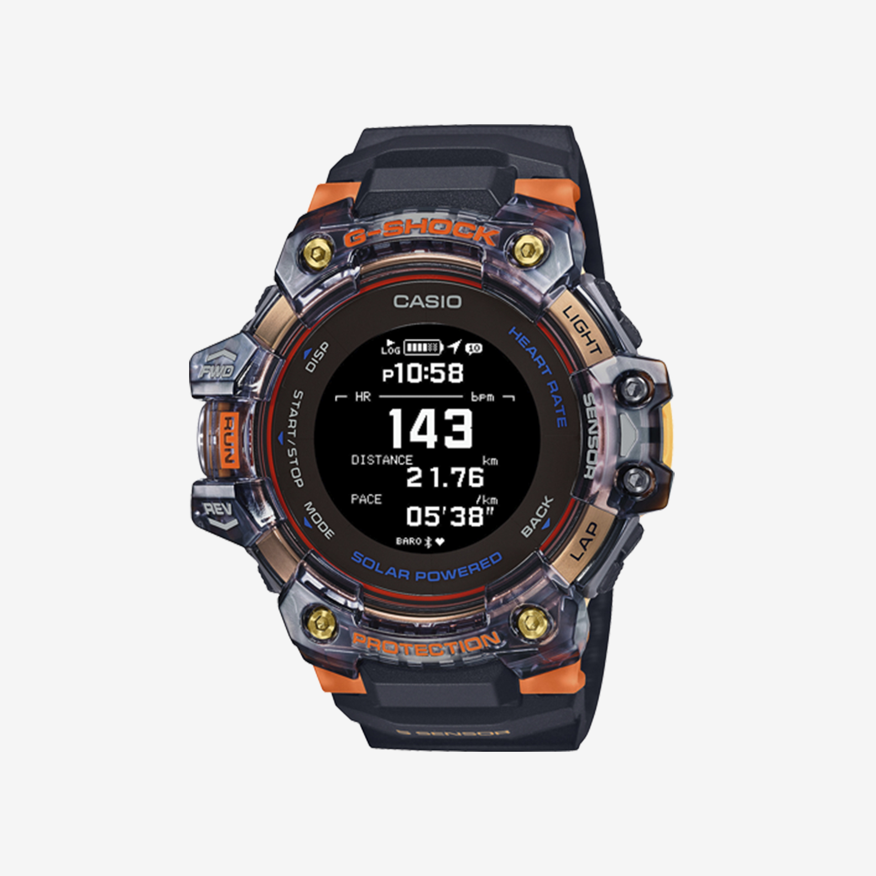 G-SHOCK SPORTS GBD-H1000-1A4ER GBD-H1000-1A4ER-U-ROJO