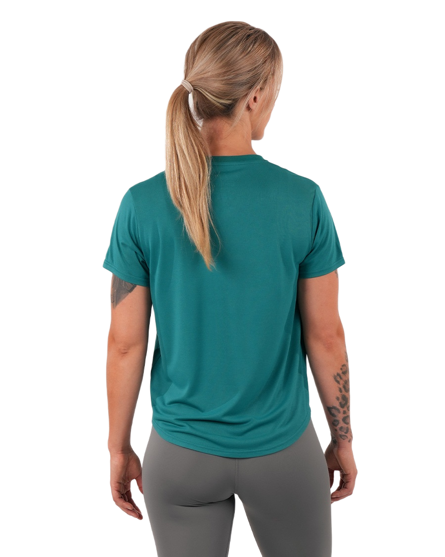 Camiseta Mujer Crossfit® NS-CFS24-WT13-EMR