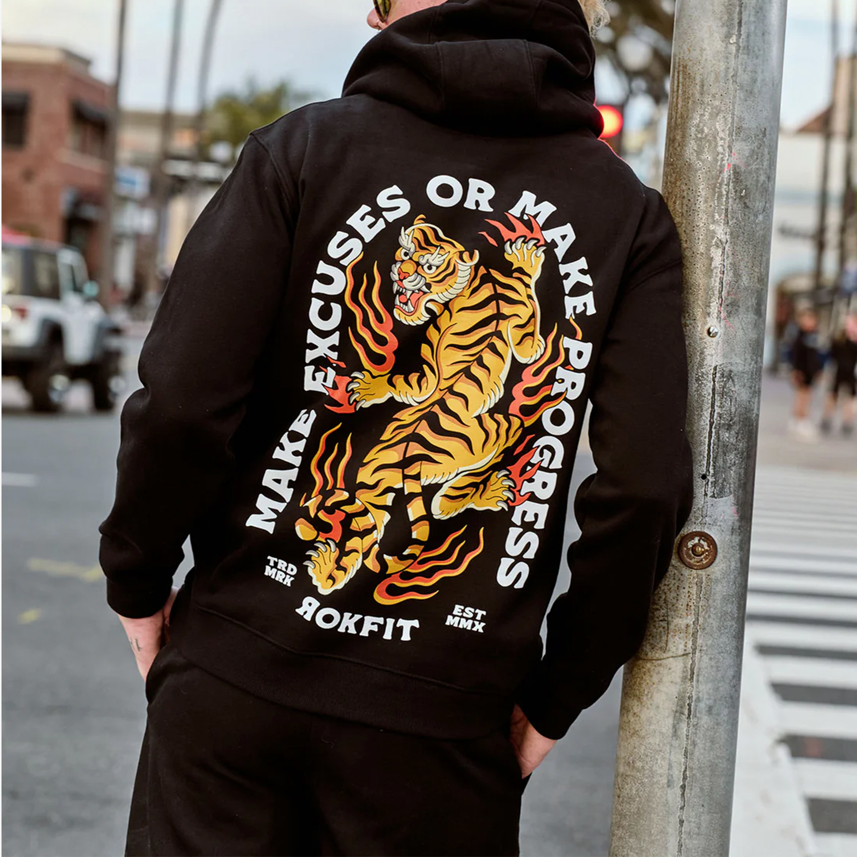 RockFit Sweatshirt RF-HOODIEMEMP-BLACK