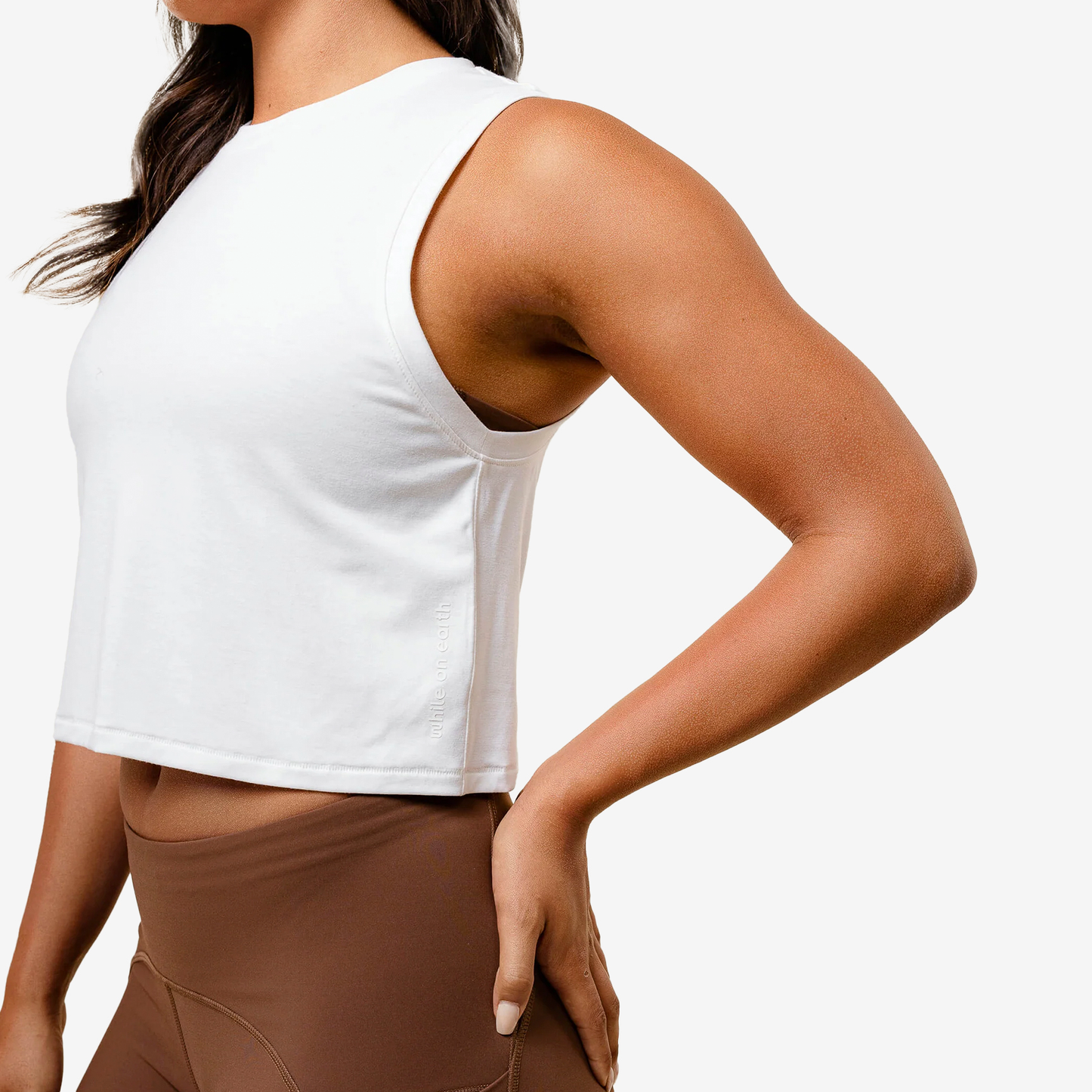 While on Earth Range Tank - Women 4953-White