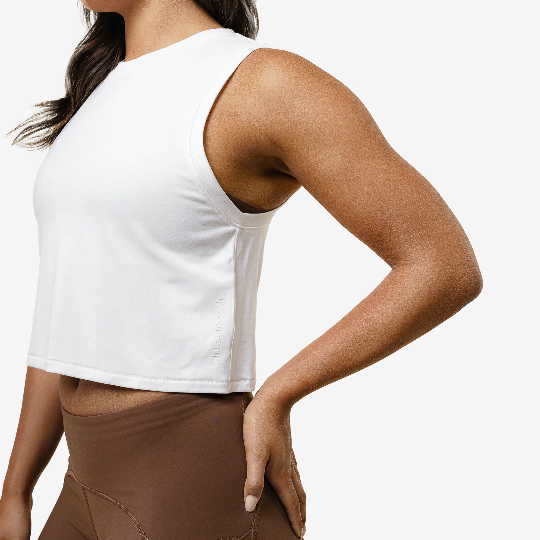 While on Earth Range Tank - Women 4953-White