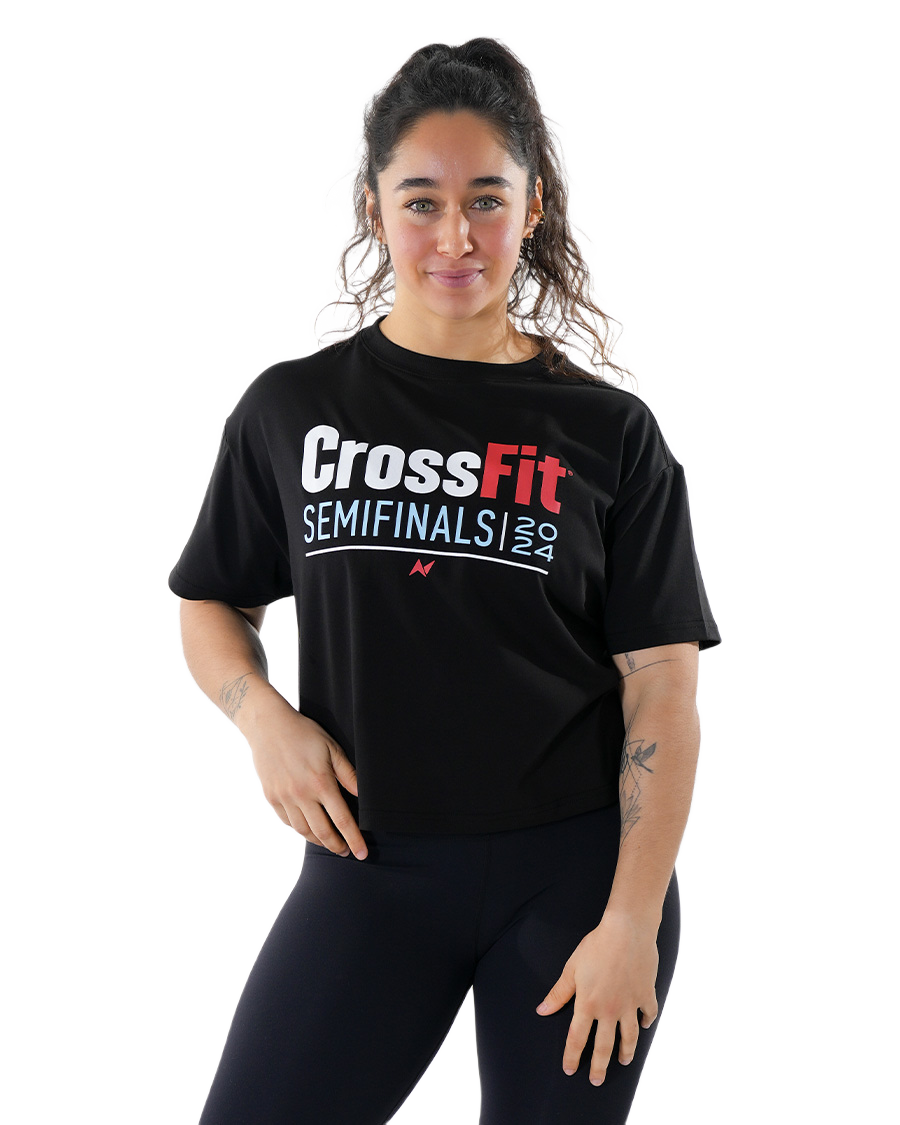 WOMEN'S OVERSIZED CROSSFIT® 2024 T-SHIRT NS-SF24-WT15-INK-WCC